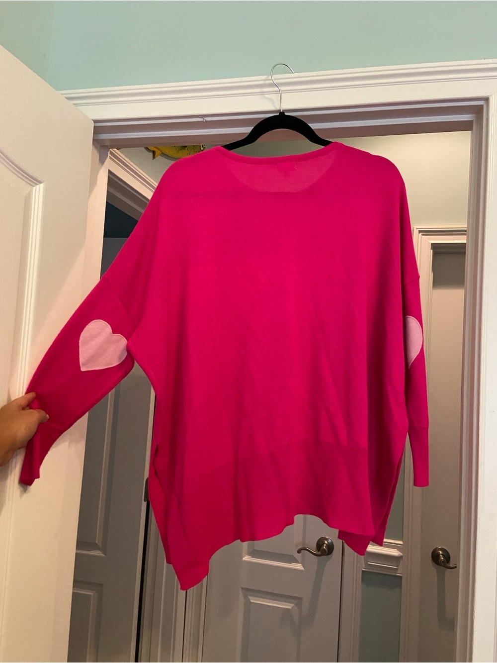 Mersea Amour Hot Pink J'Adore Sweater - Picture 8 of 12